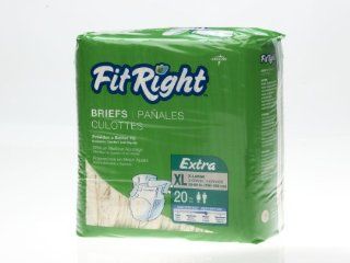 FitRight Extra Briefs (Pack of 20) Size Extra Large Health & Personal Care