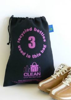 Clean Conscience Golf Shoe Bag   Made From 100% Recycled Plastic Bottles; Made in USA Clothing