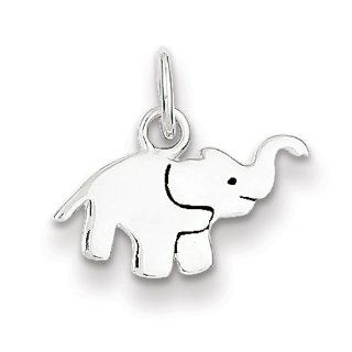 Sterling Silver Enameled Elephant Charm, Best Quality Free Gift Box Satisfaction Guaranteed Jewelry