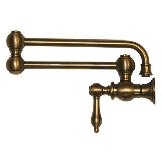 Whitehaus WHKPFLV3 9500 Vintage III Wall Mounted Pot Filler with Lever Handle   Planter Boxes  