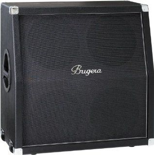 Bugera 412H BK 200W 4x12 Guitar Speaker Cabinet Black 886830857669 Musical Instruments