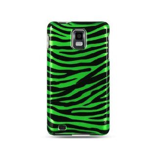 Green Zebra Stripe Hard Cover Case for Samsung Infuse 4G SGH I997 Cell Phones & Accessories