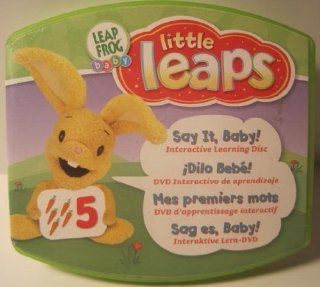 Leap Frog Baby, Little Leaps, Say It Baby Interactive Learning Disc DVD Toys & Games