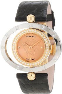 Versace Women's 91Q89FD997 S009 Eon Gold IP and Steel Rotating Diamond Bezel Watch at  Women's Watch store.
