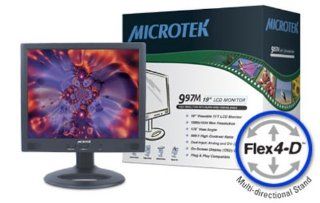 Microtek 997M 19" LCD Monitor (Black) Electronics