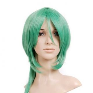 Seafoam Green Anime Cosplay Costume Wig With Pony Tail Clothing