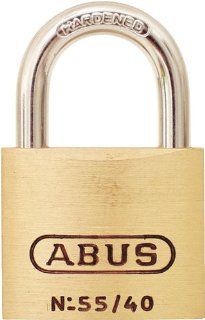 ABUS 55/40 B KA 1.5 Inch Solid Brass Padlock with Hardened Steel Shackle   Abus Lock  