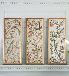 Set Of Three Beautiful Birds Wall Plaques   Decorative Plaques