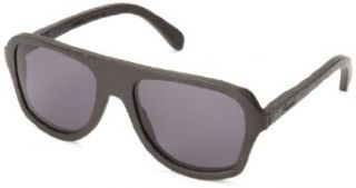 Shwood Ashland WOADWG Aviator Sunglasses,Dark Walnut,56 mm Clothing