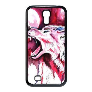 Custom Wolf Case For Samsung Galaxy S4 I9500 WX4 979 Cell Phones & Accessories