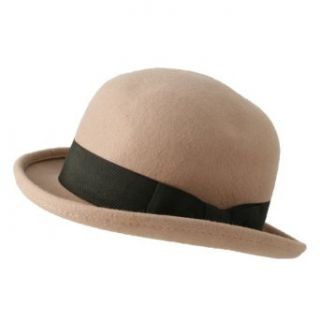 Hatagories Wool Bowler Hat. Camel, medium/large. at  Mens Clothing store Camel Mens Trilby