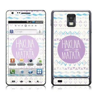 Hakuna Matata Design Protective Decal Skin Sticker for Samsung Infuse SGH i977 Cell Phone Cell Phones & Accessories