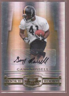 GARY RUSSELL 2007 DONRUSS THREADS AUTO RC /981 Sports Collectibles