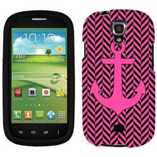 Samsung Galaxy Stratosphere II Anchor Chevron Mini Pink and Black Phone Case Cover Cell Phones & Accessories