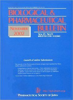 Chemical and Pharmaceutical Bulletin Magazines
