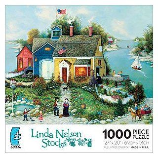 Linda Nelson Stocks Gifts From the Garden   1000 Piece Jigsaw Puzzle Toys & Games