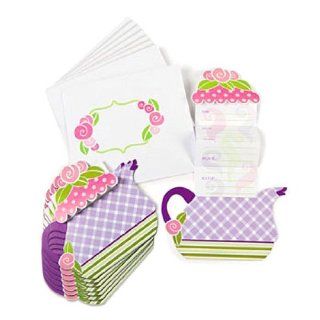 Girly Tea Party Invitations (1 dz) Toys & Games