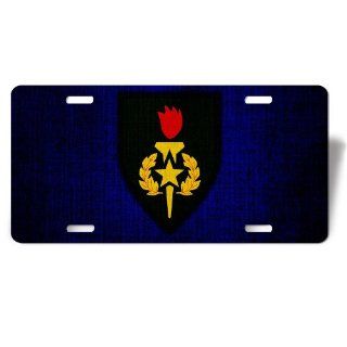 License Plate with U.S. Army Sergeants Major Academy (USASMA) insignia 