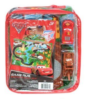 Disney Pixar Cars 2 Game Rug with Lightning Mcqueen and Tow Mater Toys & Games