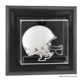 Purdue Boilermakers Black Framed Wall Mountable Mini Helmet Display Case   Memories   Mounted Memories Certified Sports Collectibles