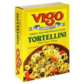 Vigo Tri Color Tortellini, 7 Ounce Bags (Pack of 12)  Tortellini Pasta  Grocery & Gourmet Food