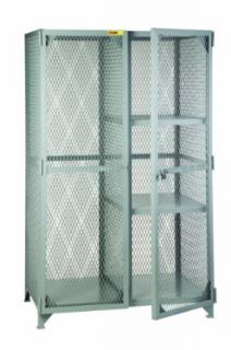 Little Giant SLC 2 2448 Combination Cabinet with 2 Half Shelves, 48" Length x 24" Width x 78" Height Standing Shelf Units