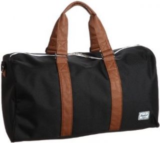 Herschel Supply Ravine Duffel Bag, Black/Tan, One Size Clothing