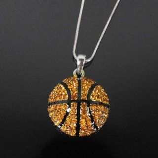 Basketball Rhinestone Fashion Necklace NP0913 N2025 Jewelry