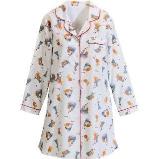 The Vermont Country Store   Disney Lady and the Tramp Flannel Nightshirt   Nightgowns