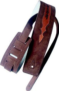 Gibson Brushed Leather Guitar Strap Musical Instruments