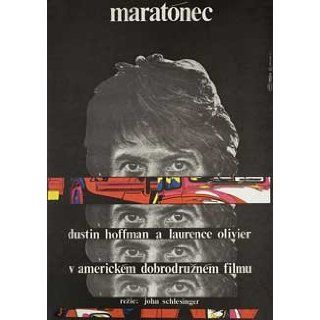 Marathon Man 1977 Original Czech Republic A3 Movie Poster John Schlesinger Dustin Hoffman Dustin Hoffman, Laurence Olivier, Roy Scheider, William Devane Entertainment Collectibles