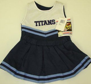 Tennessee Titans NFL Baby/Infant 2pc White Tank Cheerleader 18 mos  Sports Related Merchandise  Sports & Outdoors