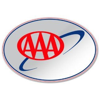 AAA American Automobile Association car bumper window sticker 5" x 3" Automotive