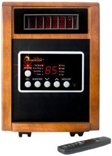 Dr Infrared Heater DR998, 1500W, Advanced Dual Heating System with Humidifier and Oscillation Fan and Remote Control   Electric Heaters