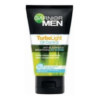 Garnier for Men Turbolight Oil Control Anti Blackhead Brightening Icy Scrub  Facial Cleansing Products  Beauty