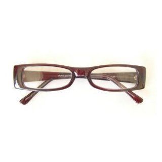 Zoom (B4) Reading Glasses, Rectangle Dark Red Plastic Frame, +1.25 