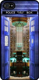 iPhone 5 Rubber Case/Cover Black. Tardis Doctor Who Open Door, iPhone 5s Open Door Design Rubber Cover/Case Black, by Sublifascination USA 43 Cell Phones & Accessories