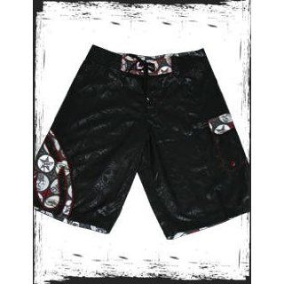 SRH Clothing Mens SLIVER BOARD Shorts   Black 30 at  Men�s Clothing store Fashion Board Shorts