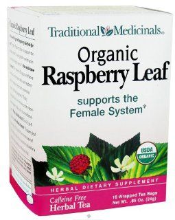 Traditional Medicinal's Raspberry Leaf Tea ( 6x16 BAG) Health & Personal Care