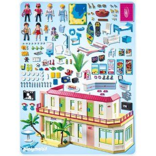 PLAYMOBIL Large Furnished Hotel Toys & Games