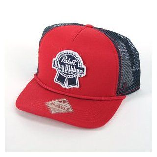 Pabst Blue Ribbon PBR Red Beer Mesh Trucker Hat  Other Products  