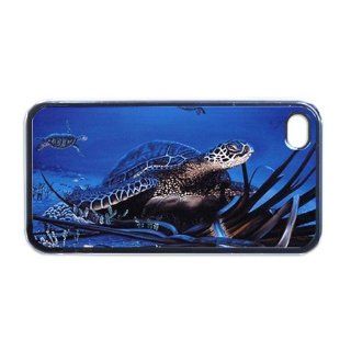 Sea Turtle Apple RUBBER iPhone 5 Case / Cover Verizon or At&T Phone Great Gift Idea Cell Phones & Accessories
