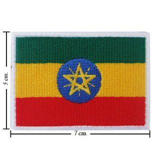 Ethiopia Nation Flag Style 1 Embroidered Iron On Patch 