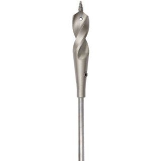 Eagle Tool ETS750361 Switch Bit Screw Point Interchangeable Head with Removable Shank, Nickel Flash Finish, Shank 1/4" Diameter x 33" Length, 3/4" Head Diameter, For Wood (Single Set of 2) Wood Drill Bits