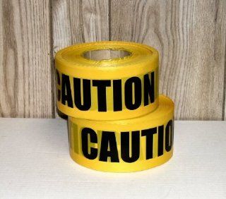 Storm Stripes Barricade Tapes, CAUTION, 2.4 MM   Individual Roll