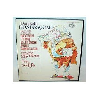 Don Pasquale   3 discs SET   Vinyl Lp. Opera Buffa in Three Acts   Ernesto Badini   Tito Schipa   Adelaide Saraceni   Afro Poli Music