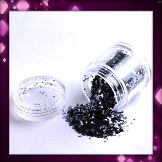 LY Gray Nail Art Sparkling Glitter Powder Dust Tips Salon Set B0387  Beauty Products  Beauty