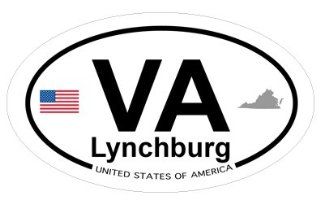 Lynchburg, Virginia Oval Sticker 