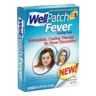 Well Patch Fever Cooling Pads, Soft, Comfortable Gel, 4 pads (Pack of 6) Health & Personal Care