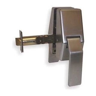 Push/Pull Latch, Chrome, Backset 2 3/4 In   Door Lock Replacement Parts  